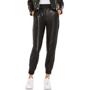 Superdown Rinah Faux Leather Jogger Pant